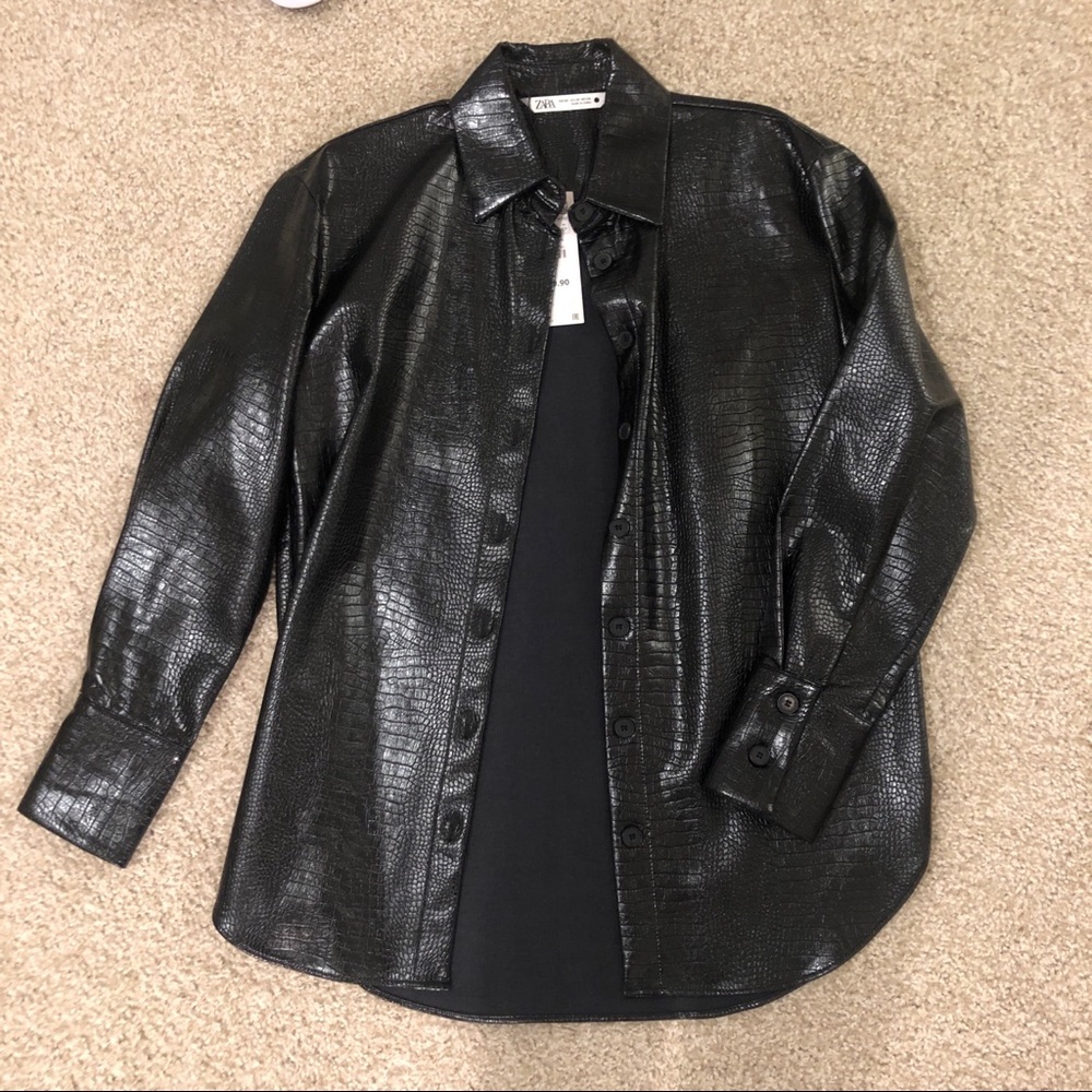 NWT Zara Shirt Jacket